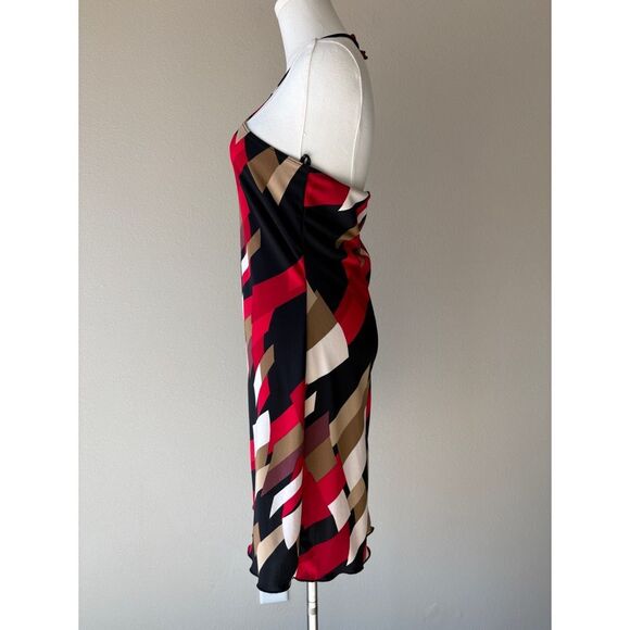 rhapsody y2k Red and black midi halter dress with a retro vibe - Picture 3 of 7